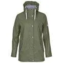 Women's Rain Jacket Vally deep lichen green - Also in wet weather top protected against wind and weather | Stadtlandkind