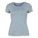 Women's functional T-shirt Loria faded denim - Exercise is good and with our selection relaxes even more | Stadtlandkind