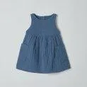 Summer Dress Muslin with Pockets Indigo - Dresses for every occasion for your baby | Stadtlandkind