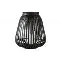 Villa Collection Bamboo Lantern, 35 cm, Black - Candles and room scents for a cozy ambience | Stadtlandkind