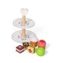 Etagère Royal mit 6 Gebäckstücken - Küchenzubehör zum Spielen, damit deine Spielküche optimal ausgestattet ist | Stadtlandkind