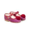 Original Velvet Pink midi - Practical and cool slippers for your kids | Stadtlandkind