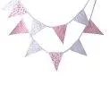 Pennant garland Flamingo (GOTS) - Poster + wall decoration for your children's room | Stadtlandkind