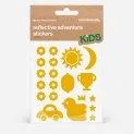 Reflector Stickers Adventure yellow - Helmets, reflectors and accessories so that our children are well protected | Stadtlandkind