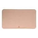 WRIGGLE vegan leather versatile changing mat, placemat (S) 65 x 37cm apricot pink, eucalyptus green - Play blankets and play mats protect the little ones from the cold floor | Stadtlandkind