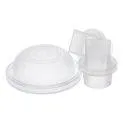 Breast Pump Silicone Spare Parts - Pacifiers made of natural rubber and flats with a protective cover for durability | Stadtlandkind