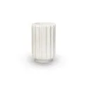 Dentelles Tea Light Holder - tall - white
