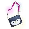 Bag Polly (Penguin) with pink strap