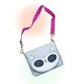 Bag Wally (raccoon) with pink strap