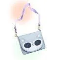 Bag Wally (raccoon) with purple strap