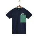 T-Shirt Pluto Merino True Navy / Northern Lights - Shirts und Tops für deine Kinder aus hochwertigen Materialien | Stadtlandkind