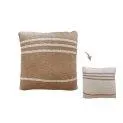 Knitted cushion Duetto Powder - Natural - Decorative pillows and blankets | Stadtlandkind