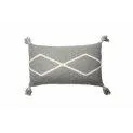 Knitted cushion Oasis Grey