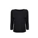 Cupro Plain Top graphite - perfect for every season - long sleeve shirts | Stadtlandkind