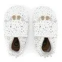Bobux Freckles blanc - Chaussures de marche à quatre pattes pour les voyages de découverte de votre bébé | Stadtlandkind