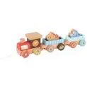 Spielba Nachzieh-Zug Dino aus Holz - Babyspielzeug besonders für unsere Kleinsten | Stadtlandkind