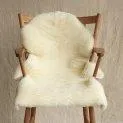 Swiss Sheepskin White/Beige Size 110cm x 75cm