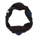 Scarf Alice Floral Emb Black Coff. - Beautiful and practical hair accessories for your kids | Stadtlandkind