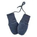 Baby mittens merino, blue melange - Accessoires with sense for your baby | Stadtlandkind