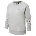 W NB Small Logo Crew Sweat athletic grey - Fancy and unique sweaters and sweatshirts | Stadtlandkind