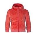 Pebbles Kinder Fleece Jacke cayenne red - Transitional jackets and vests for the transitional period | Stadtlandkind