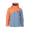 Xaver Kinder 3 in 1 Jacke neon salmon - Exciting winter jackets and coats for a splash of color in the gray season | Stadtlandkind