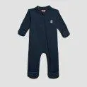 Baby Overall Bio-Fleece Soa True navy - The all-rounder dungarees and overalls | Stadtlandkind