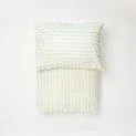 Jacob pillowcase 65x65 cm sage, white - Beautiful bed linen made of sustainable materials | Stadtlandkind