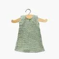 Doll dress Iva almond green for Amiga - Cute doll clothes for your dolls | Stadtlandkind