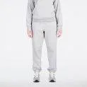 Pantalon de survêtement à logo superposé W Essentials athletic grey - Pantalons de yoga et de sport super confortables | Stadtlandkind