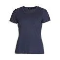T-Shirt femme Libby navy - Peut être utilisé comme basique ou pour attirer l'attention - superbes chemises et tops | Stadtlandkind