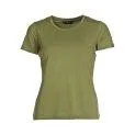 T-shirt femme Libby olive - Peut être utilisé comme basique ou pour attirer l'attention - superbes chemises et tops | Stadtlandkind