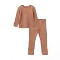 Pyjama Croydon Gaufré Foncé Rosetta - Faites de beaux rêves pour vos enfants grâce à nos vêtements de nuit et à nos superbes pyjamas. | Stadtlandkind