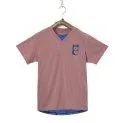 T-Shirt vélo Daft "Underground" Merino Rose foncé, Bleu Marin - Des chemises et des hauts pour vos enfants fabriqués dans des matériaux de haute qualité. | Stadtlandkind