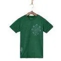 T-Shirt Merino Dea "Helping hands" Mountain Green