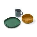 Tableware set Kine Golden Caramel Mix - Glasses and cups for every taste | Stadtlandkind