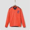 Bike-Langarmshirt Merino Luke Red Orange, True Navy - Shirts und Tops für deine Kinder aus hochwertigen Materialien | Stadtlandkind