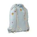 String Bag Planetary Cottage Blue - Gymbags and sports bags for sports fun | Stadtlandkind