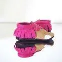 Mocassin Pink Dot rose/beige/blanc - Chaussures de marche à quatre pattes pour les voyages de découverte de votre bébé | Stadtlandkind