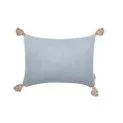 Muslin cushion Calm Blue
