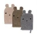 Washcloths set of 3 Animal Bear - Gentle care products for your baby made from high-quality raw materials | Stadtlandkind