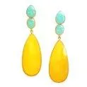 Ohrringe NEAL Yellow - Great jewelry for adults | Stadtlandkind
