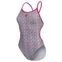 Women's swimsuit Arena Starfish Lace Back freak rose/white multi - Swimsuits for adults for absolute comfort in the water | Stadtlandkind