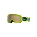 Skibrille Buster Basic ano lime geo camo;amber rose S2