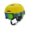 Ski helmet Crüe MIPS FS Combo namuk sunflower - Top ski helmets and goggles for a top trip in the snow | Stadtlandkind