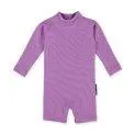 Baby swimsuit UPF 50+ Orchid Ribbed Purple - Sustainable baby fashion made from high quality materials | Stadtlandkind