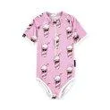 Maillot de bain UPF 50+ Shake it Pink - Le bon maillot de bain pour vos enfants avec des volants, des rayures ou plutôt un imprimé animal | Stadtlandkind