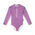 Swimsuit UPF 50+ Purple Shade - The right swimsuit for your kids with ruffles, stripes or rather an animal print? | Stadtlandkind