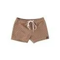 Swimming trunks UPF 50+ Ribbed Chocolate Malt - Swim shorts and trunks for your kids - with the cool designs bathing fun is guaranteed | Stadtlandkind