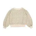 Sweater Flower Dots Sand - Sweatshirts and great knits keep your kids warm even on cold days | Stadtlandkind